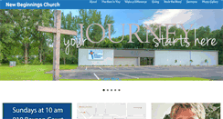 Desktop Screenshot of newbeginchurch.com